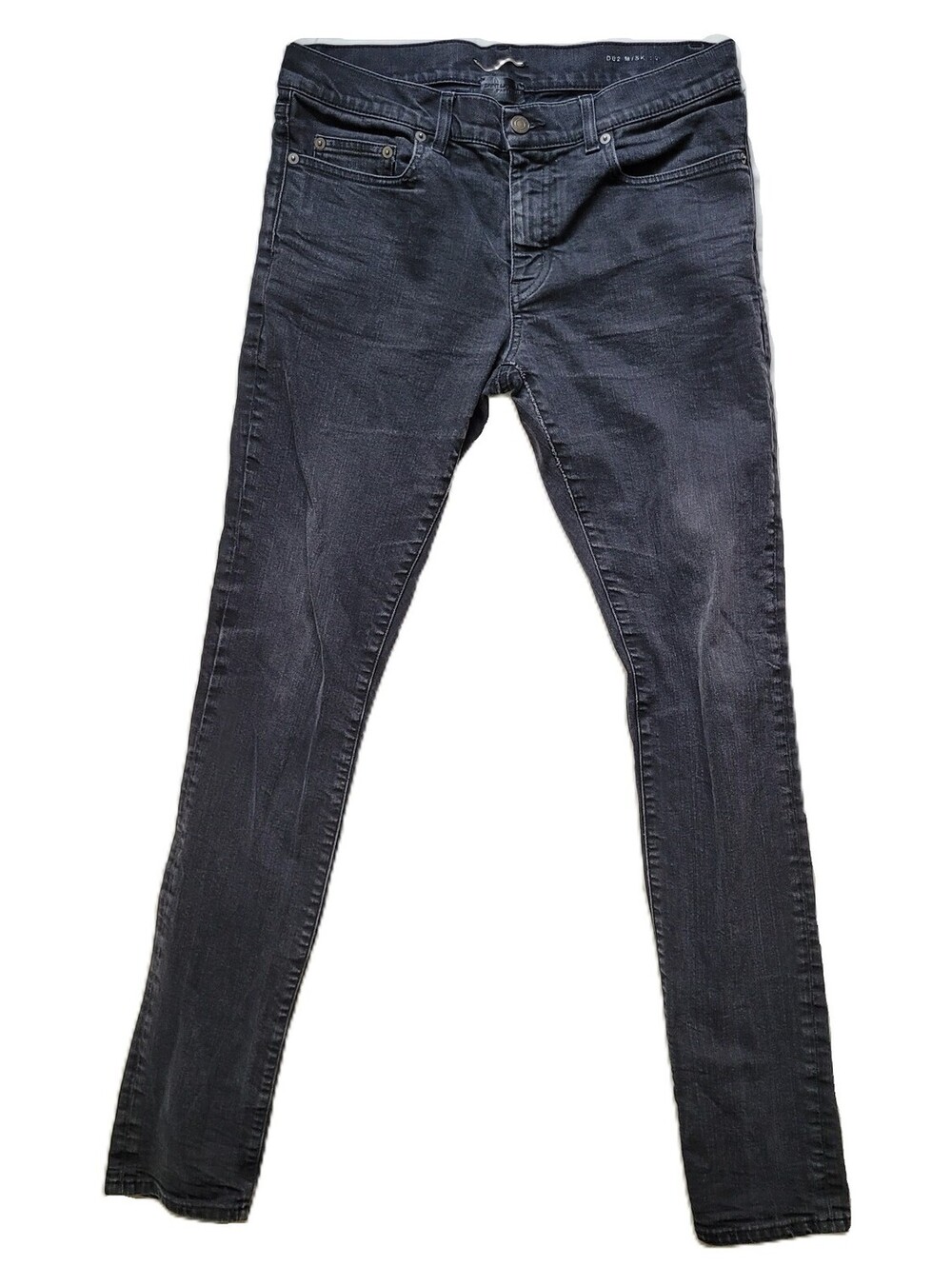 Saint Laurent Paris Men's 33x34 Black Skinny Jeans Made in Italy